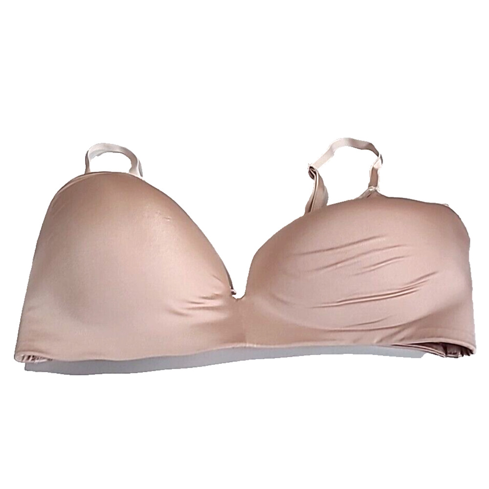 Gap Body Pink Smoothing Seamless Adjustable‎ Straps Wire Free Bra Size 36D